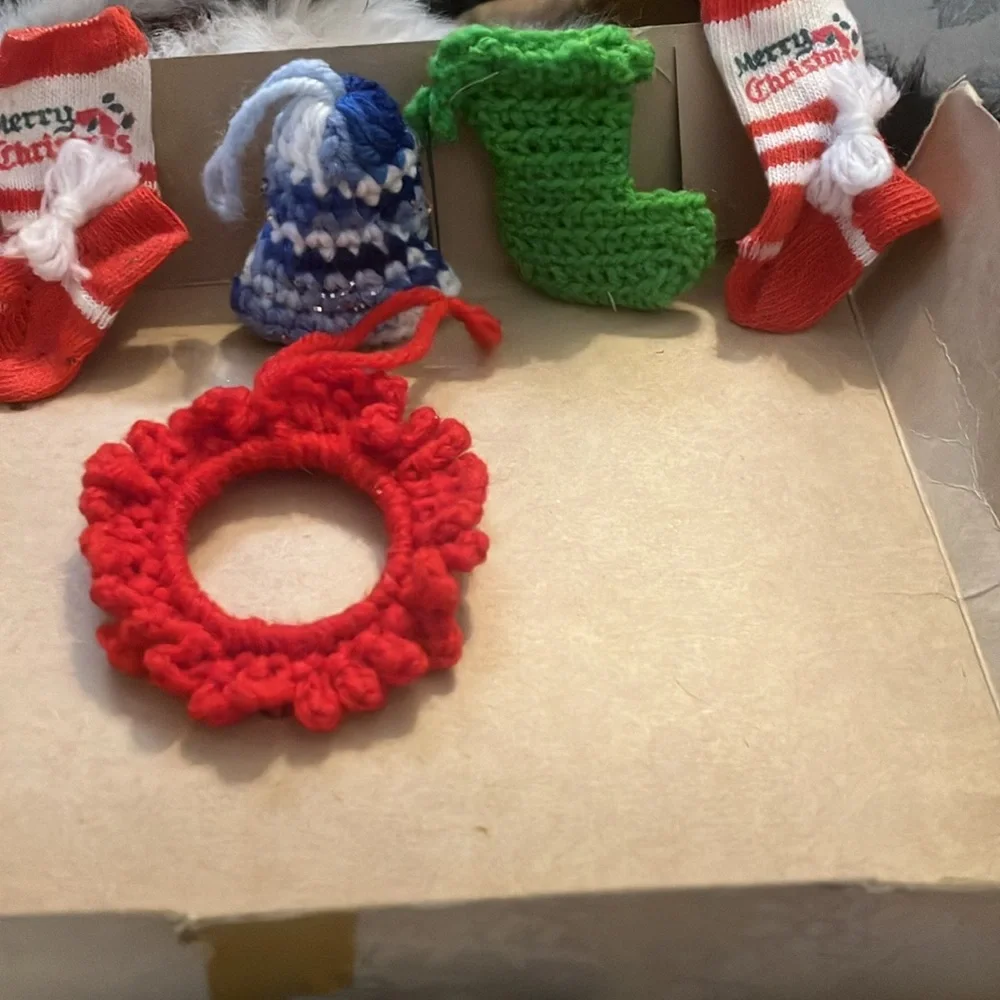 FINAL MARKDOWN Lot of handcrafted Christmas ornaments